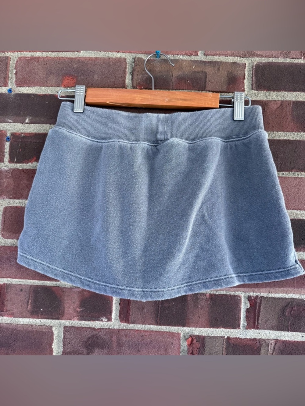 Free People Sweatshirt Skort Gray Mini Skirt Shorts Women’s Small Regular - Picture 5 of 9